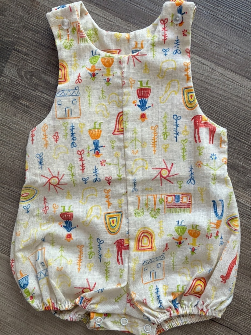 1980s Sunsuit Romper 8 Months
